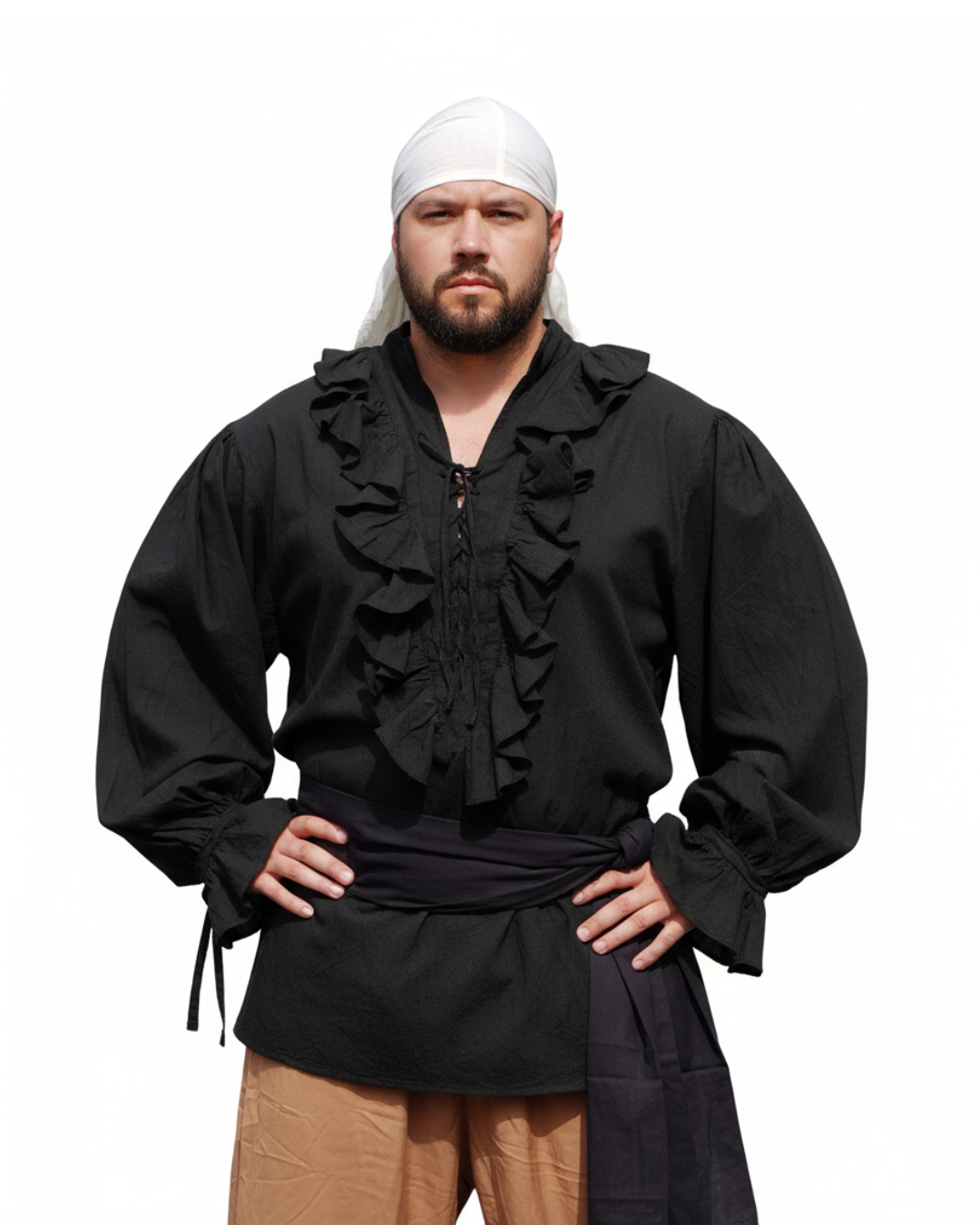 Regency Jabot Poet Shirt for renaissance costume vendor catalogue