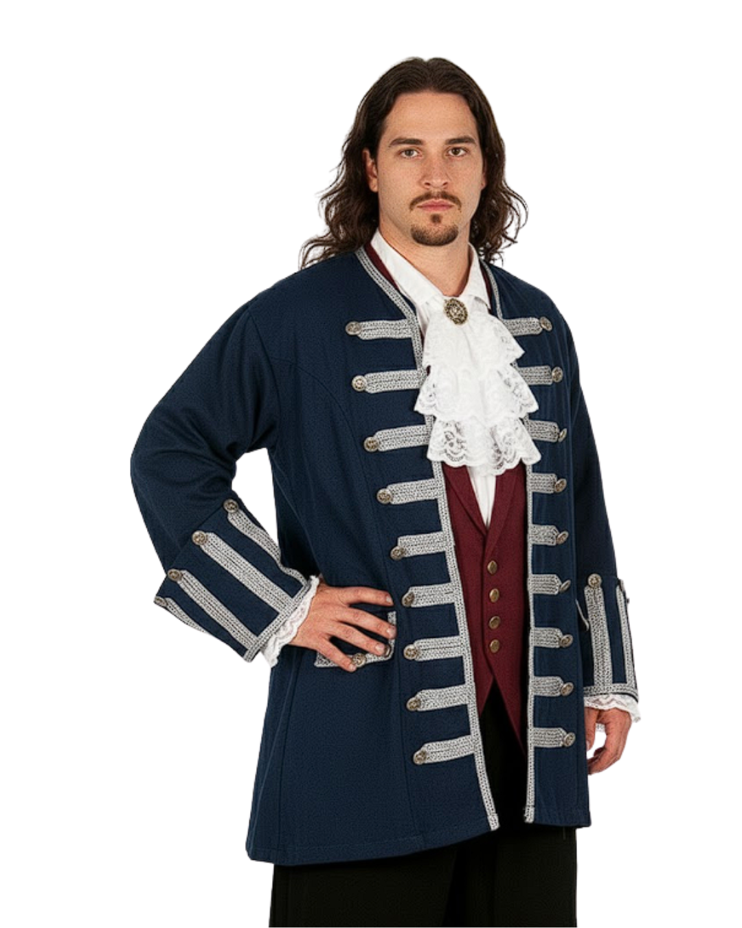 Captain's Naval Coat for renaissance costume vendor catalogue