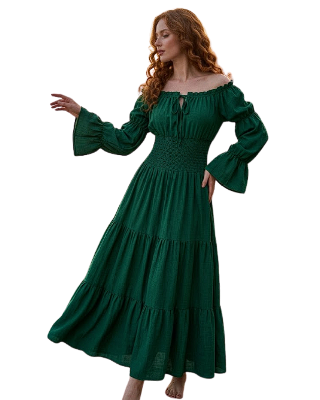 Smocked Renaissance Festival Dress for renaissance costume vendor catalogue