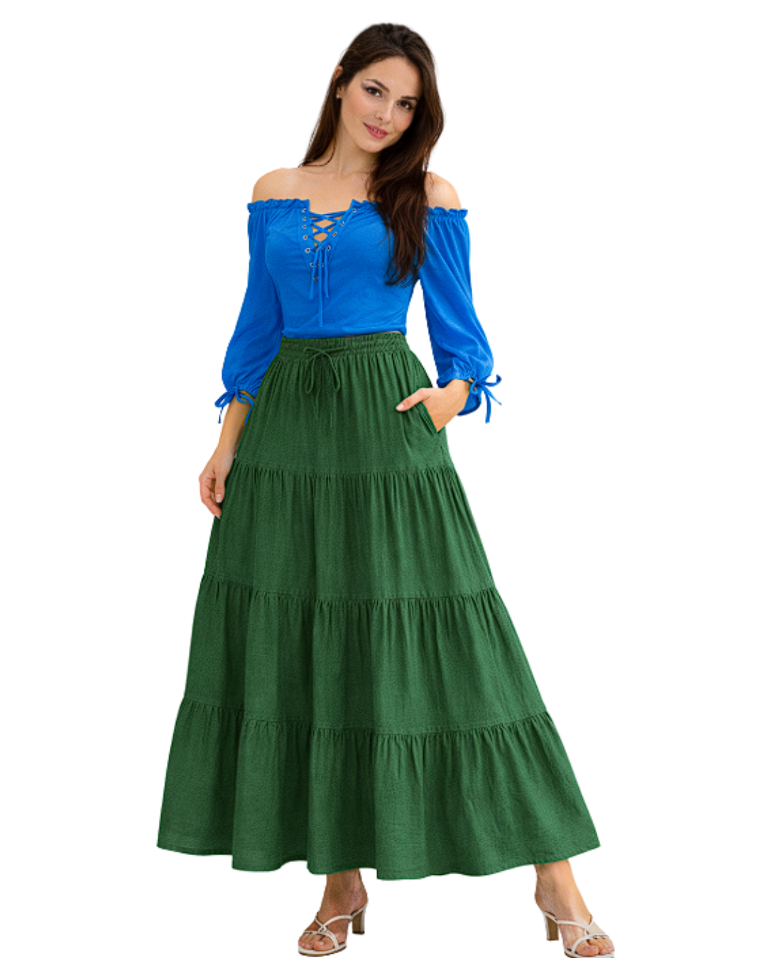 Classic Renaissance Tiered Skirt for renaissance costume vendor catalogue