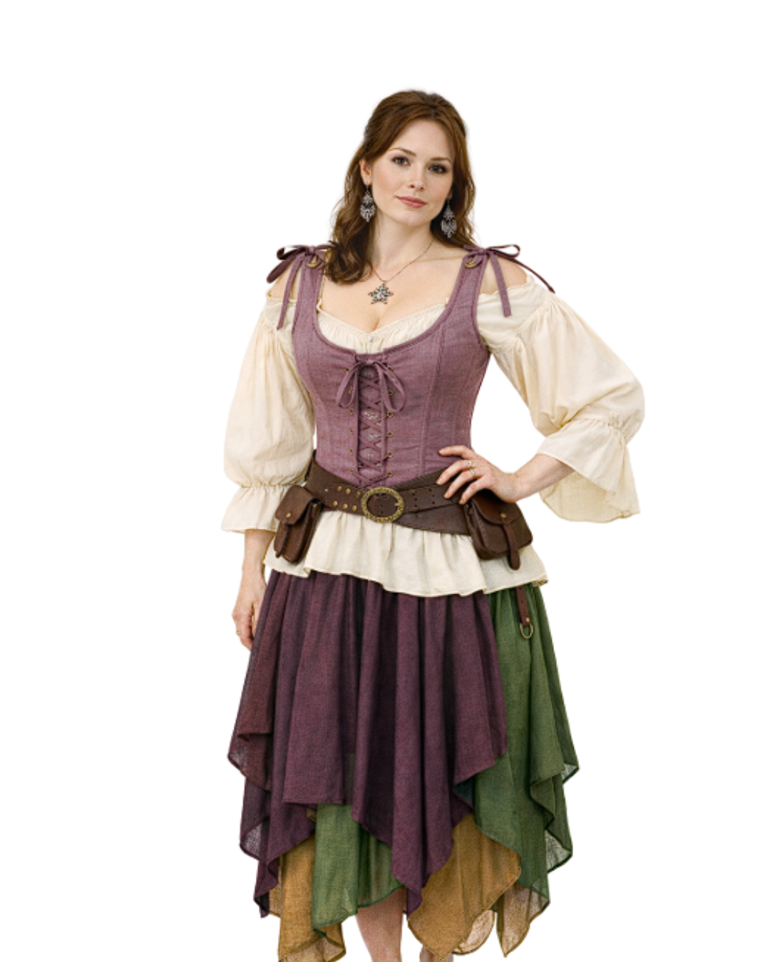 Classic Renaissance Lace-Up Corset for renaissance costume vendor catalogue