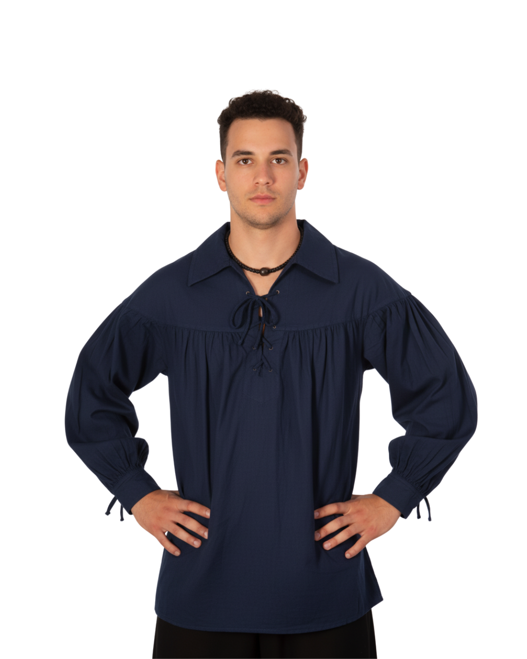 Lace-Up Musket Shirt for renaissance costume vendor catalogue